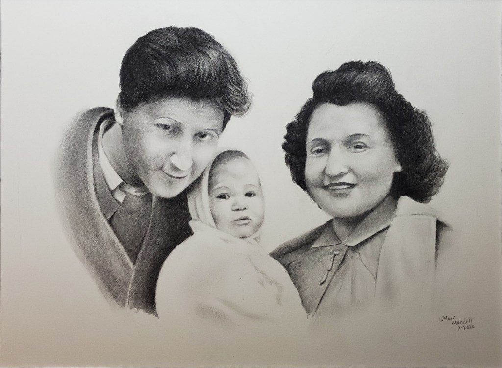 1942, Pencil, 14in x 11in