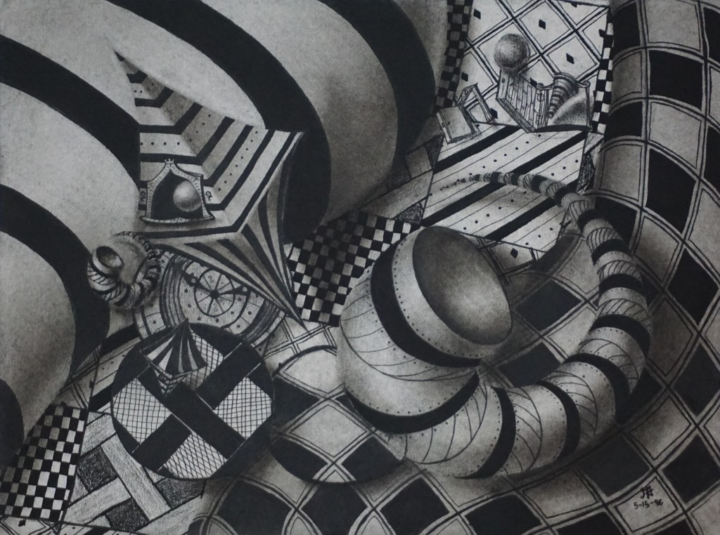 Found a Way, Charcoal, 14in x 11in