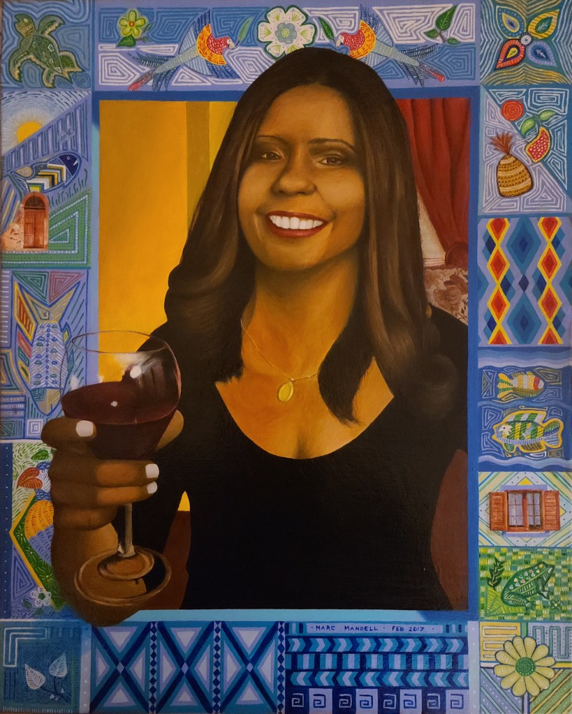 La Viajera, Acrylic, 16in x 20in