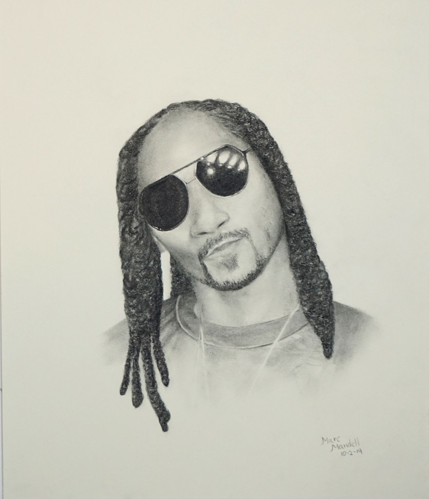 Snoop Dogg, Charcoal, 11in x 14in