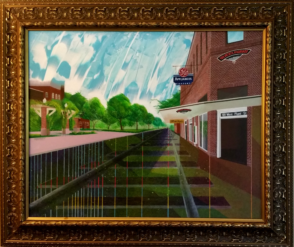 Winter Garden, Acrylic, 24in x30in